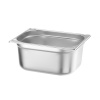 GN 1/2 konteiner, HENDI, Profi Line PLUS, GN 1/2, 9,5L, Hõbedane, 325x265x(H)150mm
