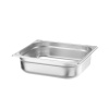 GN 2/3 konteiner, HENDI, Profi Line PLUS, GN 2/3, 9L, Hõbedane, 354x325x(H)100mm