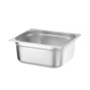 GN 2/3 container, HENDI, Profi Line PLUS, GN 2/3, 13L, Silver, 354x325x(H)150mm