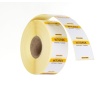 Igapäevased toiduohutuse sildid, mitmeotstarbelised, lihtsalt eemaldatavad, HENDI, 1000 tk. rullis, Kollane, 1000 tk., 25x25mm