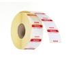 Igapäevased toiduohutuse sildid, mitmeotstarbelised, lihtsalt eemaldatavad, HENDI, 1000 tk. rullis, Punane, 1000 tk., 25x25mm