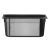 GN 1/3 konteiner COOL, HENDI, COOL, GN 1/3, 5,5L, Must, 325x176x(H)150mm