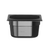 GN 1/6 konteiner COOL, HENDI, COOL, GN 1/6, 1,6L, Must, 176x162x(H)100mm