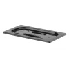 Kaas GN 1/1 konteinerile COOL, HENDI, COOL, GN 1/4, Must, 265x163mm