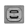 Kaas GN 1/1 konteinerile COOL, HENDI, COOL, GN 1/6, Must, 176x162mm