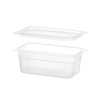 GN 1/4 konteiner, HENDI, Kitchen Line, GN 1/4, 2,4L, Läbipaistev, 265x160x(H)100mm