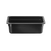 GN 1/2 konteiner, HENDI, Kitchen Line, GN 1/2, 5,7L, Must, 325x265x(H)100mm