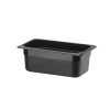 GN 1/4 konteiner, HENDI, Kitchen Line, GN 1/4, 2,4L, Must, 265x160x(H)100mm