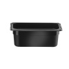 GN 1/4 konteiner, HENDI, Kitchen Line, GN 1/4, 2,4L, Must, 265x160x(H)100mm