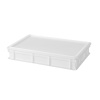 Pizza dough box 600x400, AmerBox, Profi Line, White, 600x400x(H)100mm, Rectangular
