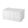 Pitsataigna säilituskast 600x400, AmerBox, Profi Line, Valge, 600x400x(H)100mm, Ristkülikukujuline