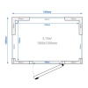 Klaasseintega külmkamber Premium – 1200 × 1500 mm, 2,6 m³ – ilma agregaadita
