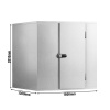 Roostevabast terasest sügavkülmkamber Premium – 1800 × 1200 mm, 2,65 m³ – ilma agregaadita