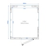 Klaasseintega külmkamber Premium – 1800 × 2100 mm, 5,88 m³ – ilma agregaadita