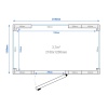 Klaasseintega külmkamber Premium – 2100 × 1200 mm, 3,7 m³ – ilma agregaadita