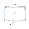 Klaasseintega külmkamber Premium – 2100 × 1500 mm, 4,8 m³ – ilma agregaadita