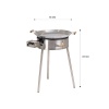 GAASIPÕLETIGA GRILLPANN PAELLA PRO-580 INOX