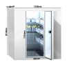 Sügavkülmkamber Premium – 1200 × 2100 mm, 3,2 m³ – ilma agregaadita