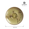 Olive cappuccino alustass, 160 mm