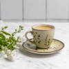 Olive cappuccino alustass, 160 mm