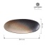 Moon ovaalne taldrik serveerimiseks, 250mm