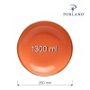Amber taldrik, 260mm