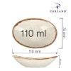 Sand ovaalne mininõu, 110mm