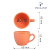 Amber elegantne espressotass, 80ml