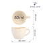 Sand  elegantne espressotass, 80ml