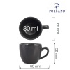 Coal elegant espresso tass, 80ml