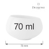 Cocottes Blanc kaldäärega kauss 70ml