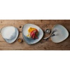 Stonecast Accents Blueberry kolmnurkne taldrik, 229mm