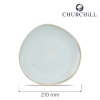 Stonecast Duck Egg taldrik, 210mm