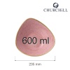 Stonecast Petal Pink kolmnurkne kauss, 235mm