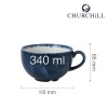 Stonecast Plume Ultramarine cappuccino tass, 340ml