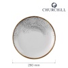 Homespun Accents Jasper Grey taldrik, 260mm