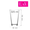 Hera long drink klaas 325 ml