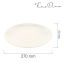 Crema ääristeta taldrik, 270mm