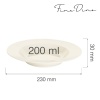 Crema sügav taldrik, 230mm
