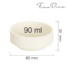 Crema virnastatav kauss, 90ml