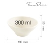 Crema kooniline kauss, 130x60mm