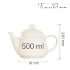 Crema teekann, 500 ml