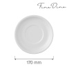Bianco taldrik, 170mm