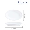 Trianon taldrik, 220x140x (H028mm