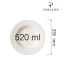 Dove taldrik, 230x44mm