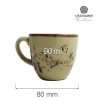 Olive espressotass, 75 ml
