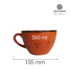Dahlia cappuccino tass, 285 ml