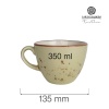 Olive cappuccino tass, 285 ml