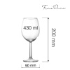 Volare Banquet veiniklaas, 430ml
