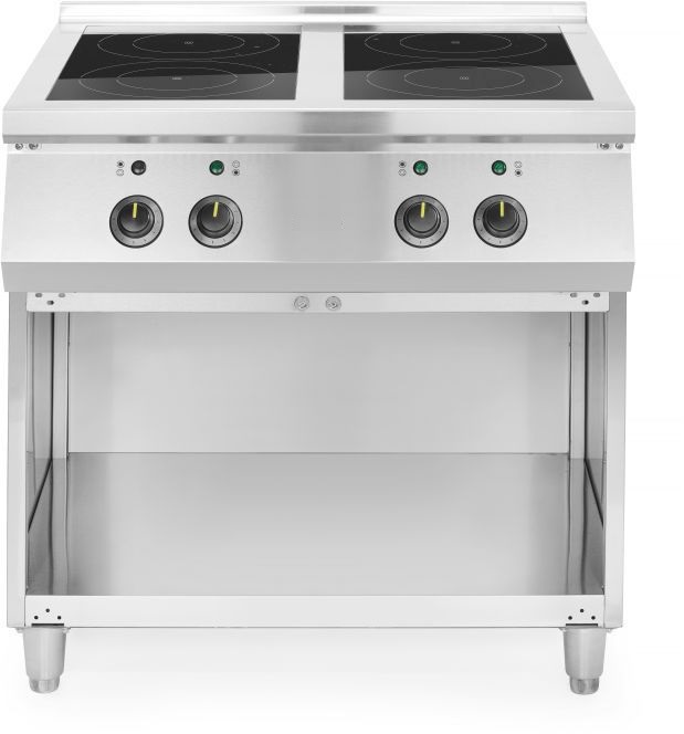 Gas-, electric- and induction stoves